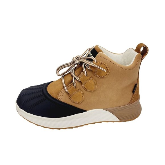 Rihero Women's Waterproof Snow Lace-Up Duck Boots Size 10 Tan & Black New - Picture 1 of 14